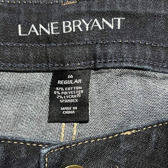 Lane Bryant Genius Fit bootcut dark wash. Size 16 Regular. - Picture 6 of 11